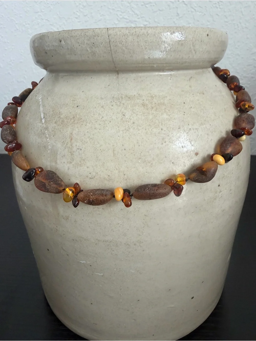 Amber Bead Necklace - Picture 3 of 6